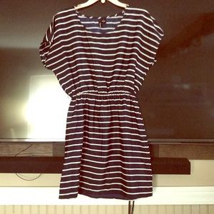 Striped mini dress